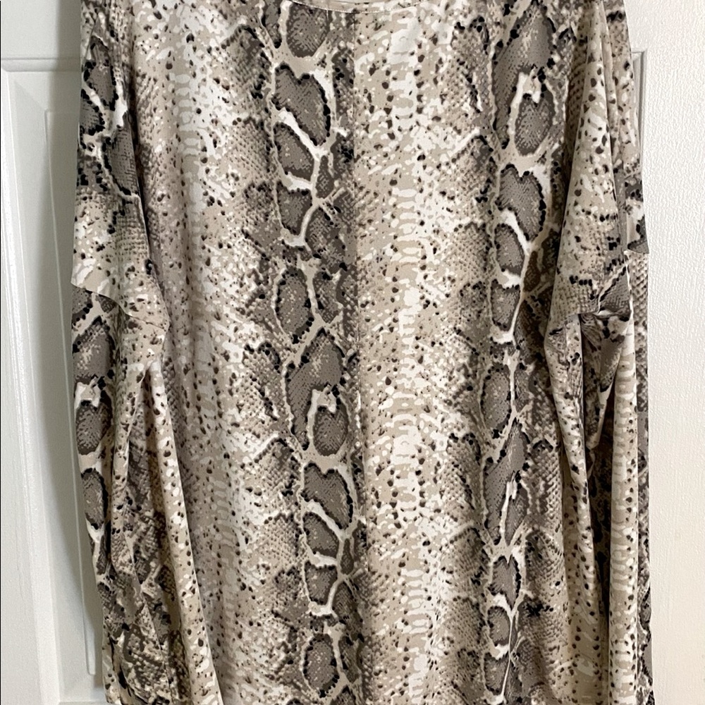 Snake skin blouse